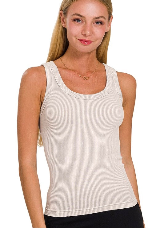 Ribbed Seamless Tank Top